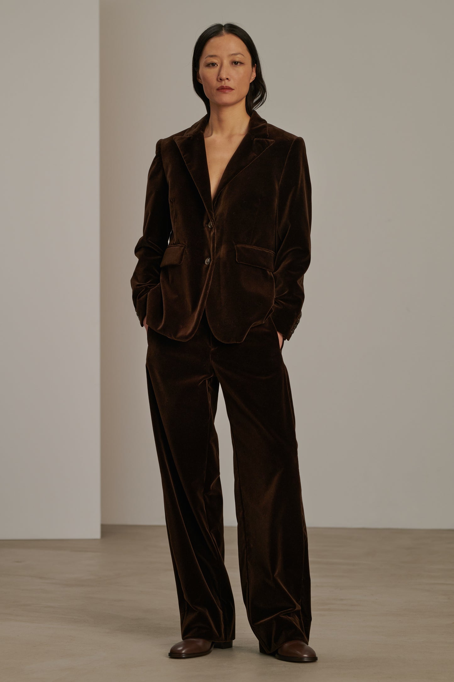 Pantalon Celestin - Marron - Coton - Femme