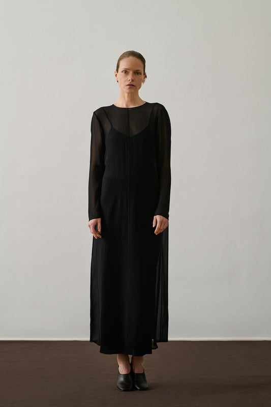 Robe Viktorija - Noir - Viscose - Femme