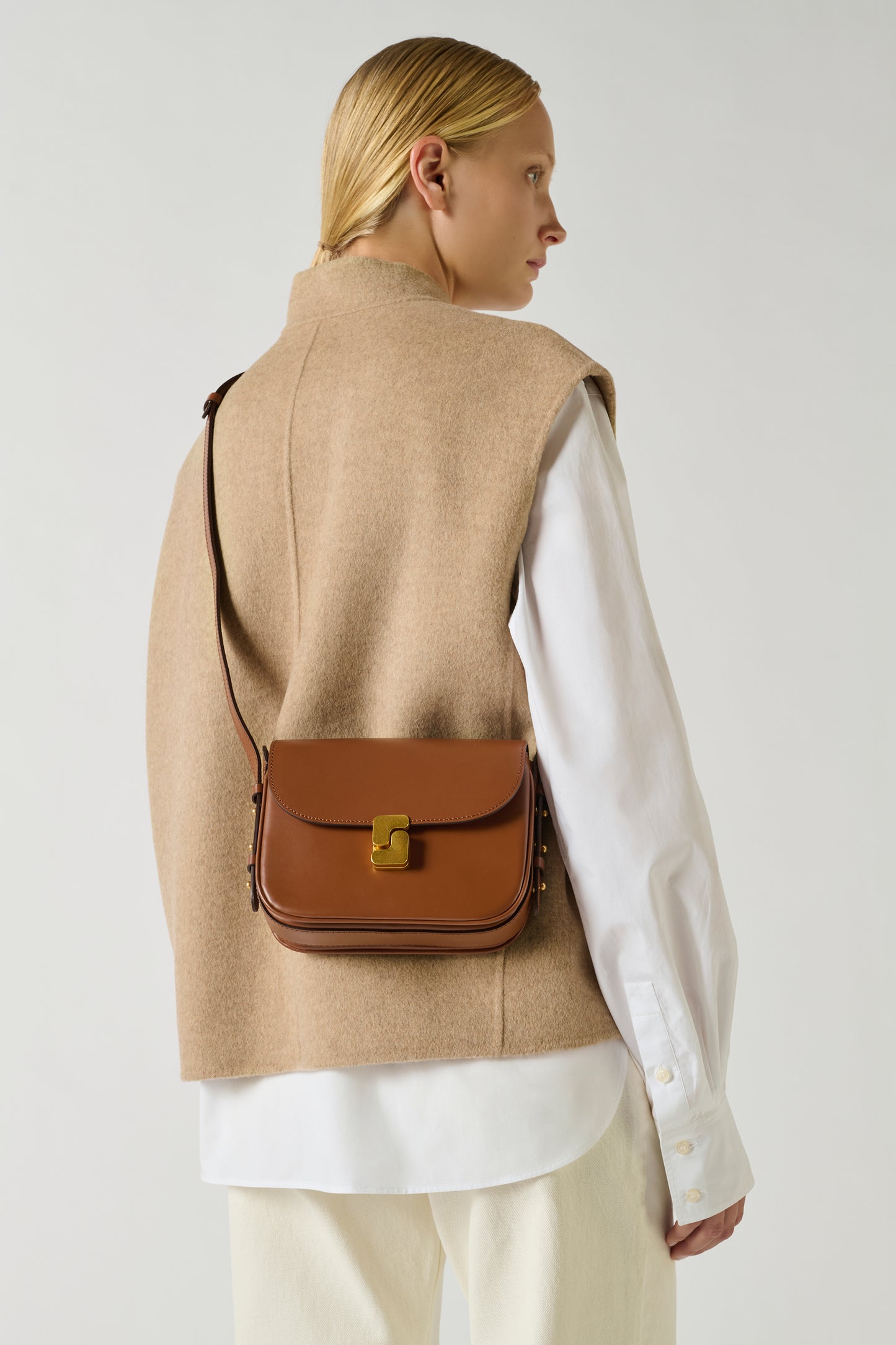 Sac Bellissima Mini - Noisette - Cuir - Femme