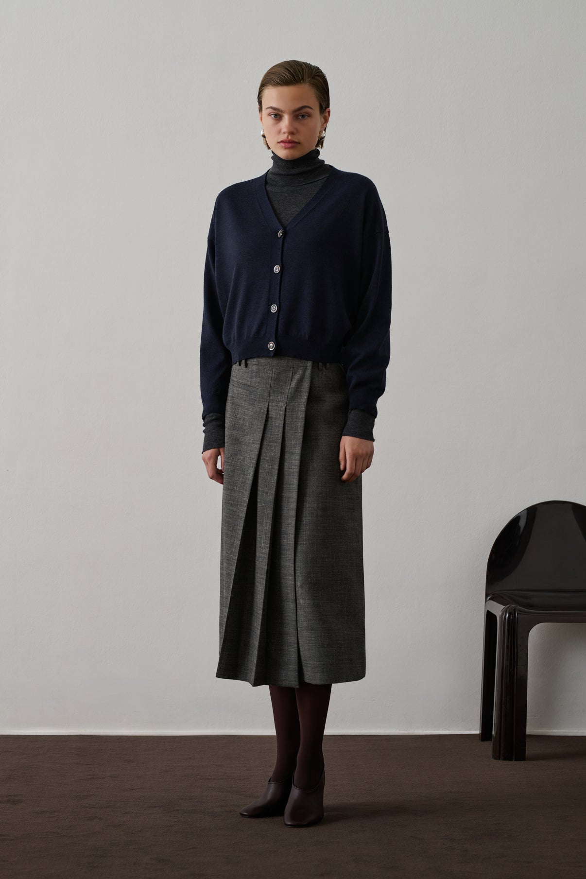 Cardigan Idem - Navy - Femme vue 4
