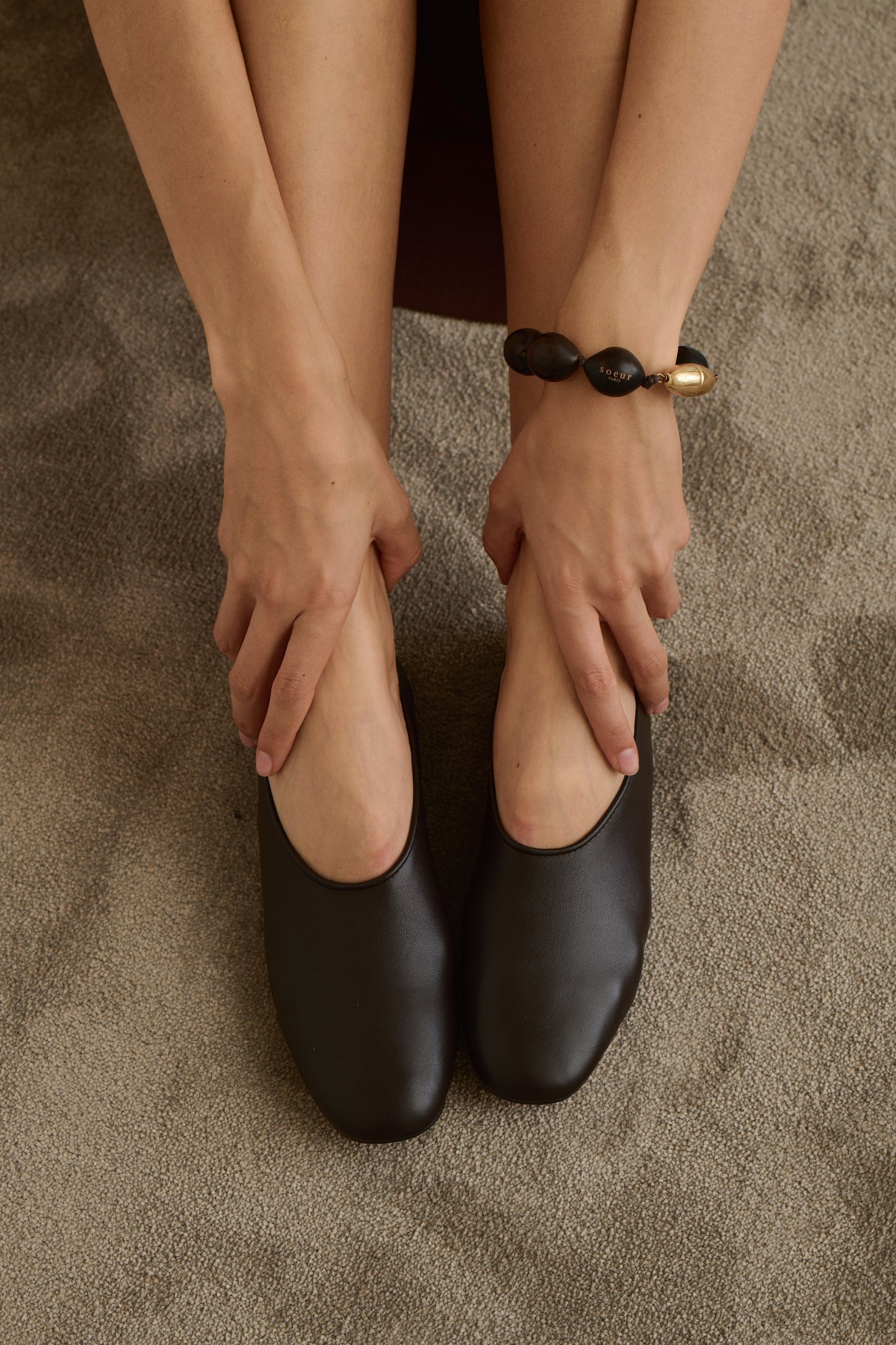 Bracelet Zephyr - Marron Foncé - Femme